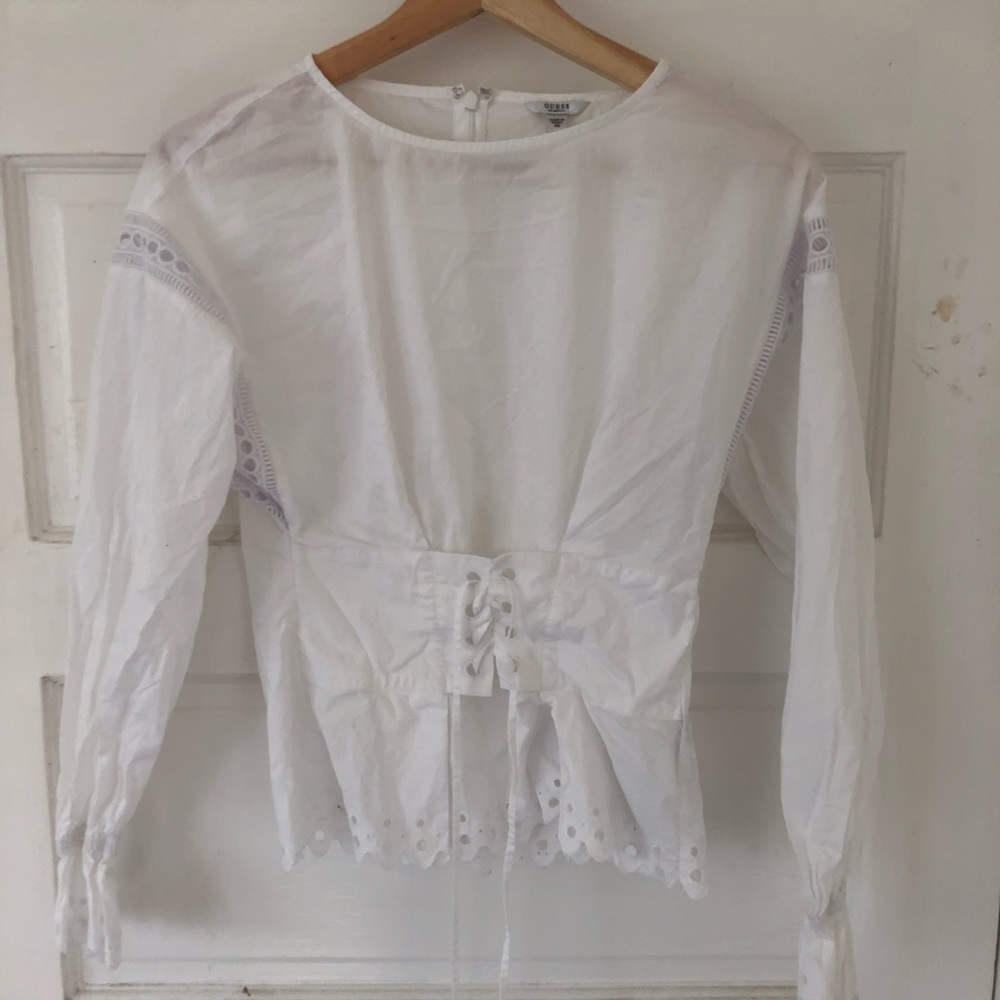 Guess Lace Up Top
